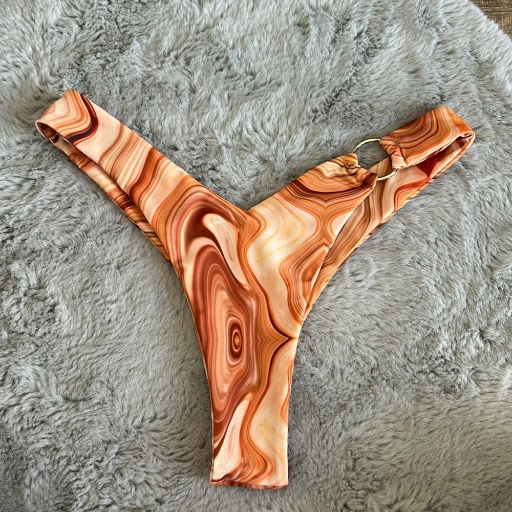 Berry Beachy Y Cut Bikini Bottom XS